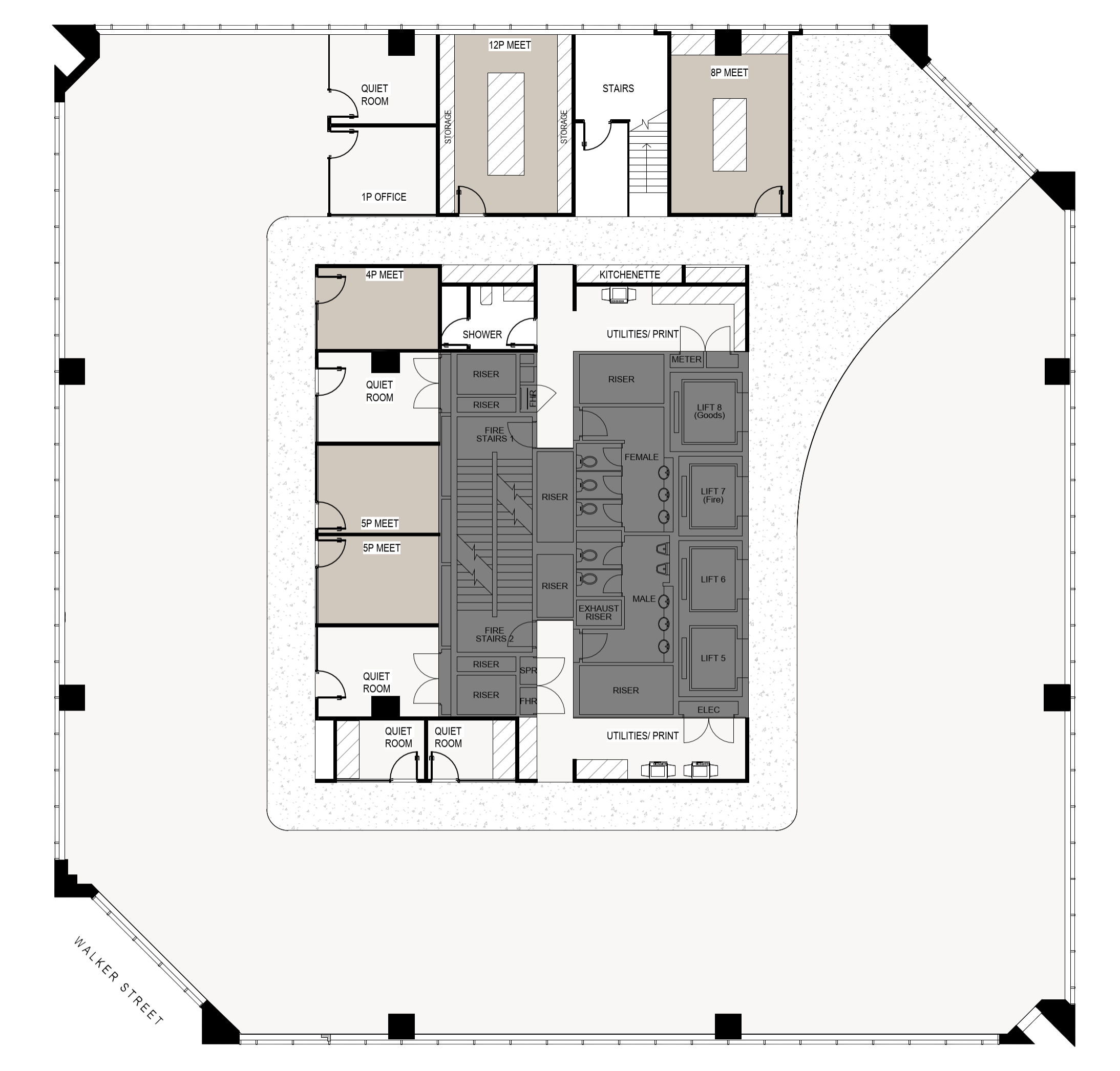 141 Walker Level 16 Floorplan