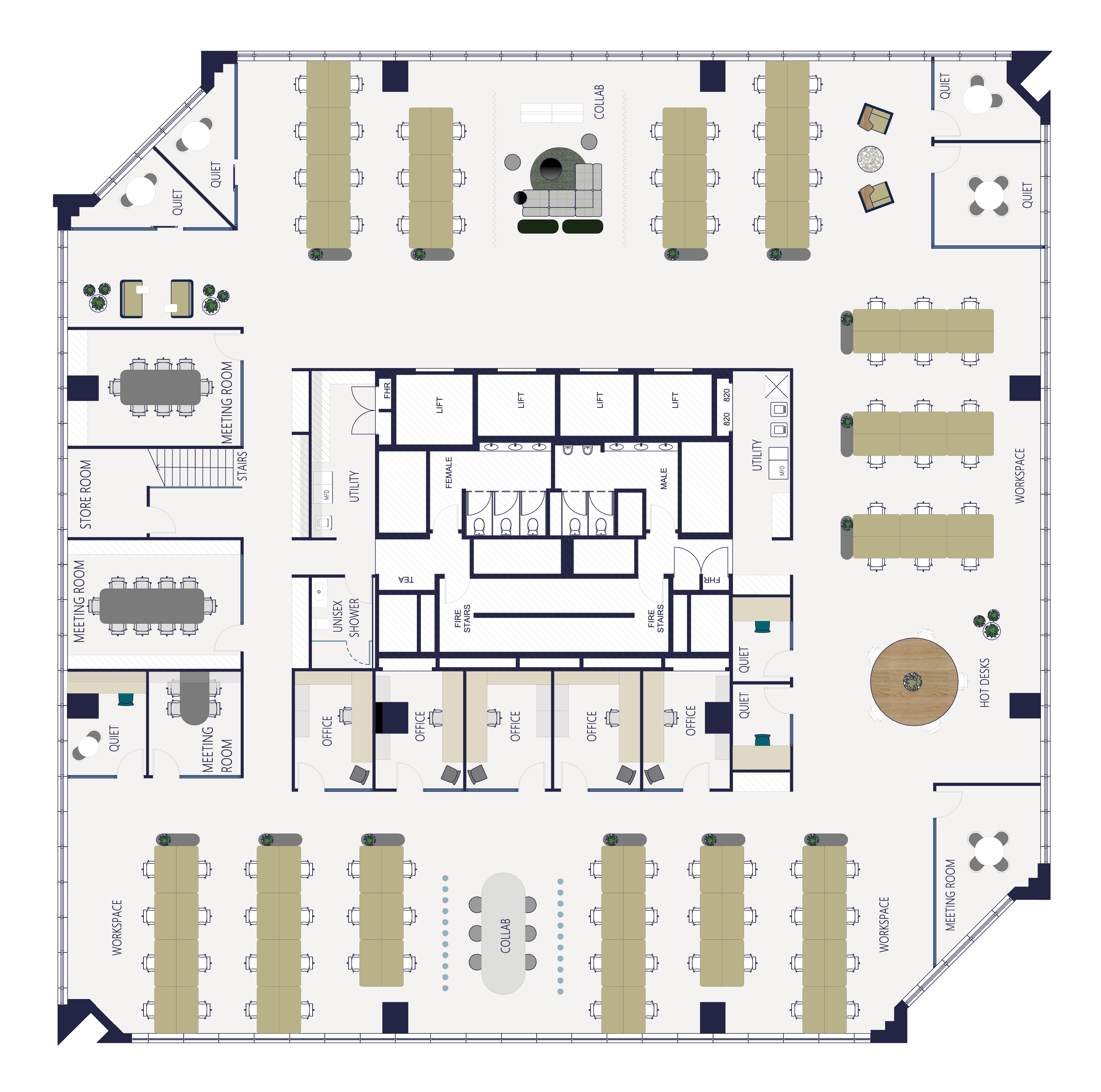 141 Walker Level 16 Floorplan