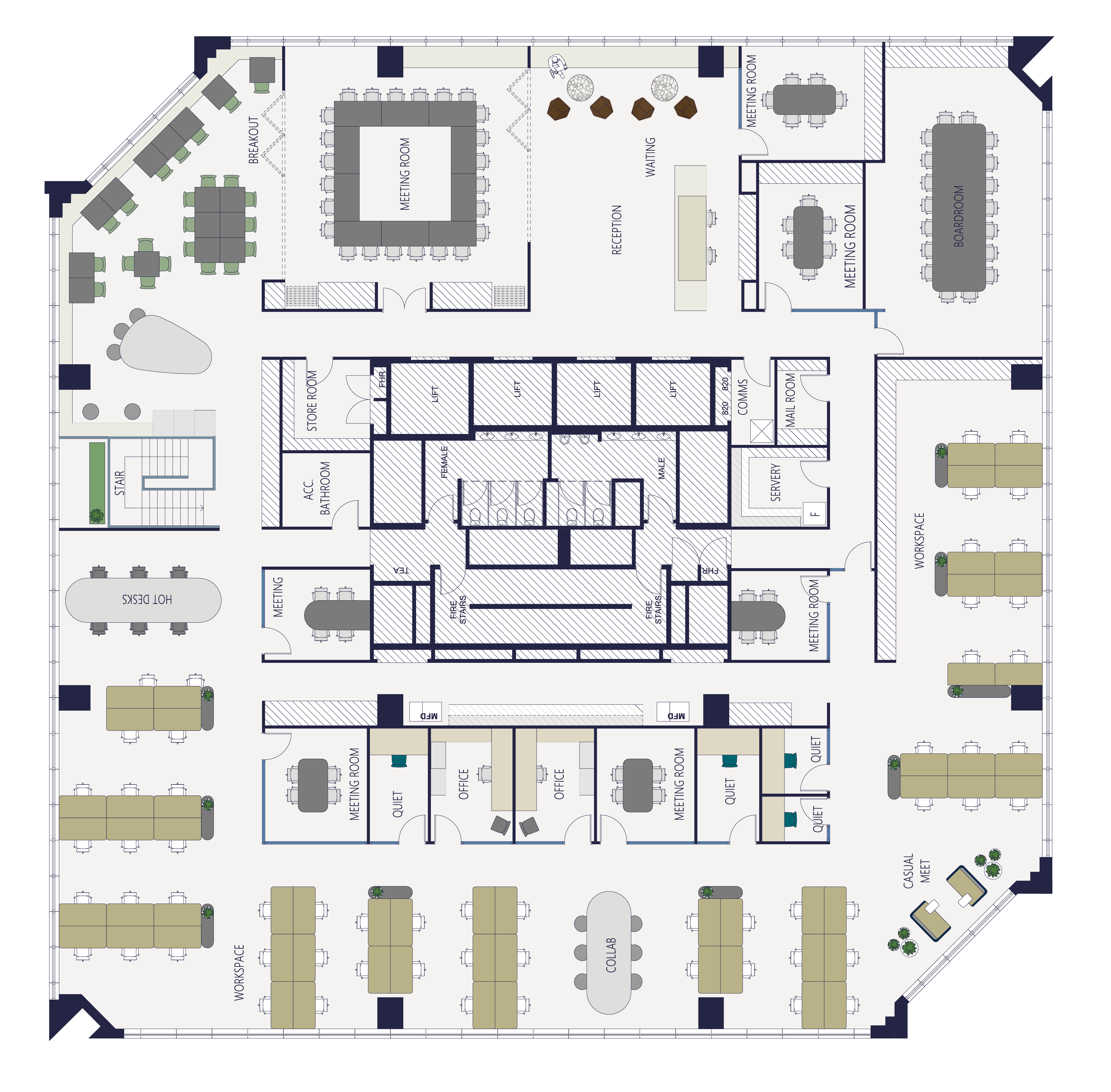 141 Walker Level 17 Floorplan