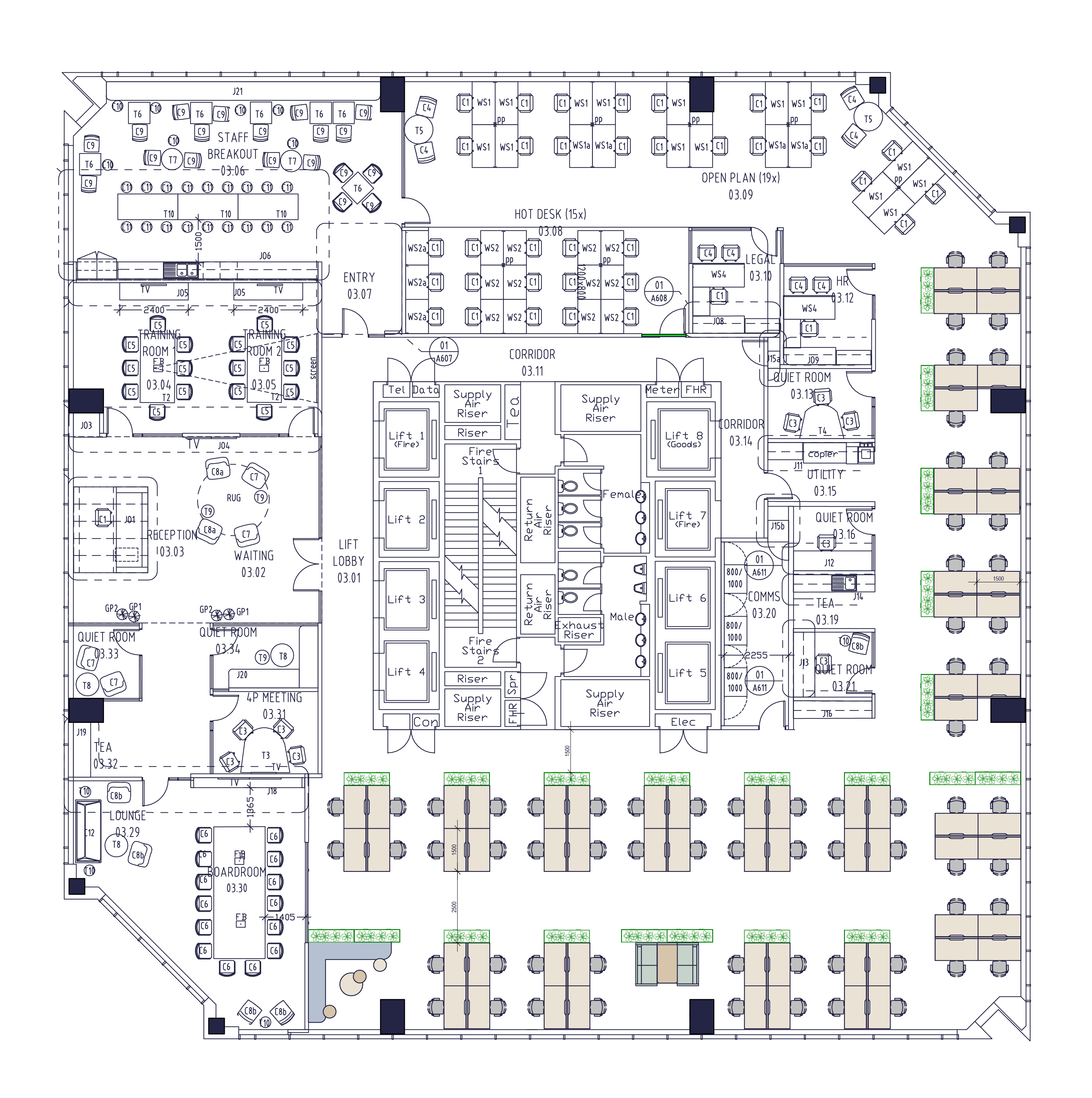 141 Walker Level 3 Floorplan